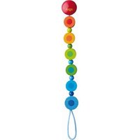 HABA 002641 Schnullerkette Regenbogen (4 Stück pro Motiv) von HABA