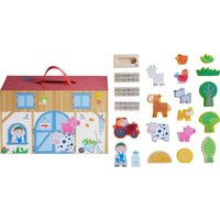 HABA 1306940001 - Spielwelt Bauernhof, Pappe/Holz, Spielset von Haba Sales