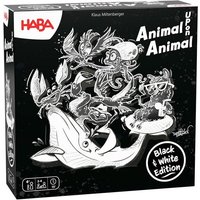 HABA 2014044001 - Tier auf Tier Black & White Edition, Stapelspiel, Balancierspiel HABA 2014044001 - Tier auf Tier Black & White Edition, Stapelspiel, Balancierspiel von HABA