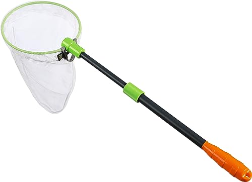 HABA Terra Kids Kinder Kescher – Stufenlos ausziehbar (56-70 cm) für Outdoor-Abenteuer, Insekten-Fangen und Spielspaß am Teich – 1301514001 von HABA