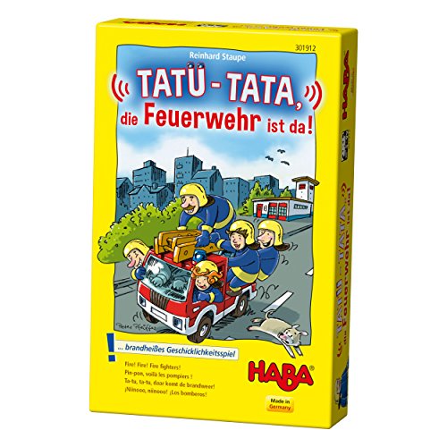 HABA 301912 - "Tatü-Tata-Die Feuerwehr ist" Spiel von HABA