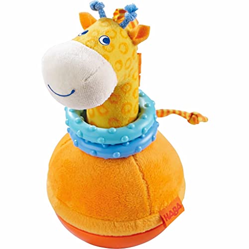 HABA 302571 - Stehauffigur Giraffe, Kleinkindspielzeug von HABA