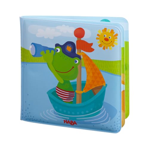 HABA 302634 Badebuch Kapitän Frosch 2, Kleinkindspielzeug von HABA