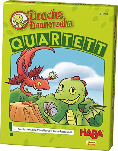 HABA 303298 Drache Donnerzahn - Quartett, Spiel von HABA