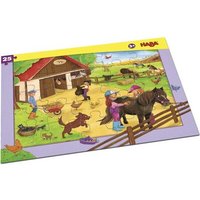 HABA 304654 Rahmenpuzzle Pferdehof von HABA