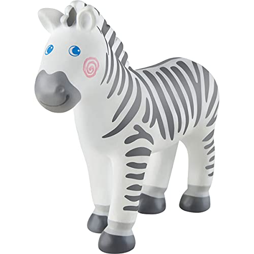 HABA 304753- Little Friends – Zebra, Tierfigur aus strapazierfähigem Kunststoff für Lange Spielfreude, ab 3 Jahren von HABA