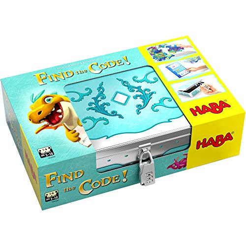 HABA 304840 - Find The Code! Fantasieland, Rätselspiel mit Schatzkarten-Puzzle und Schatzkiste zum Wiederbefüllen, Spiel ab 5 Jahren HABA 304840 - Find The Code! Fantasieland, Rätselspiel mit Schatzkarten-Puzzle und Schatzkiste zum Wiederbefüllen, Spiel ab 5 Jahren von HABA