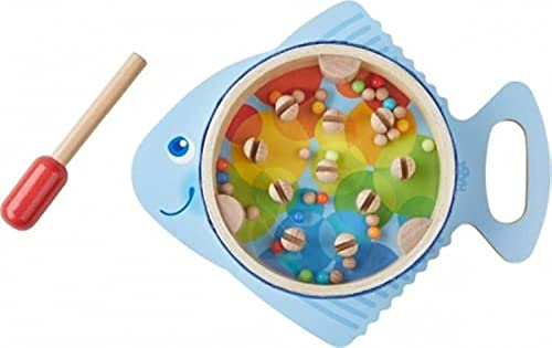 HABA 304851 - Trommelfisch, Klangspielzeug und Geschicklichkeitsspiel für Kinder, Holzspielzeug für Kinder ab 2 Jahren, fördert erstes musikalisches Verständnis HABA 304851 - Trommelfisch, Klangspielzeug und Geschicklichkeitsspiel für Kinder, Holzspielzeug für Kinder ab 2 Jahren, fördert erstes musikalisches Verständnis von HABA
