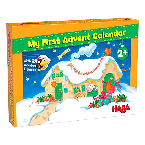 HABA 304902 - Mein erster Adventskalender Bauernhof, für Kinder ab 2 Jahren von HABA