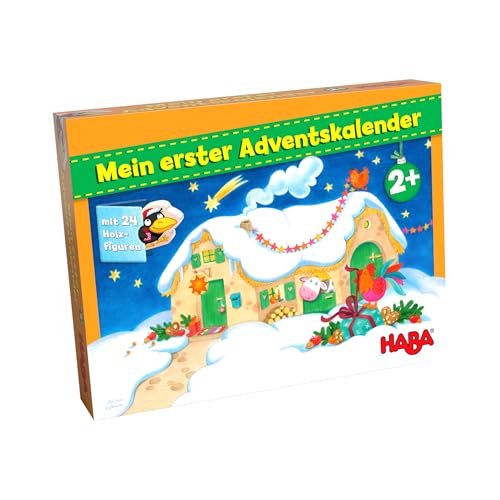 HABA 304902 - Mein erster Adventskalender Bauernhof, für Kinder ab 2 Jahren von HABA