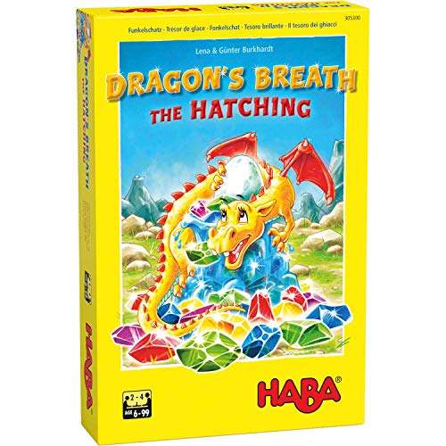 HABA 305300 Dragon's Breath The Hatching - A Sparkling Stone Collection Game for Ages 6+ English Version (Made in Germany) von HABA