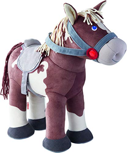 HABA 305464 - Pferd Joey, Kuscheltier-Pferd und Puppenzubehör für HABA Stoffpuppen, 35 cm, Spielzeug ab 18 Monaten von HABA