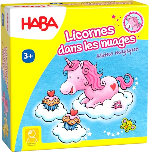 HABA 305511 Licornes Dans Les nuages – Mémo Magique Einhorn Memory Game von HABA