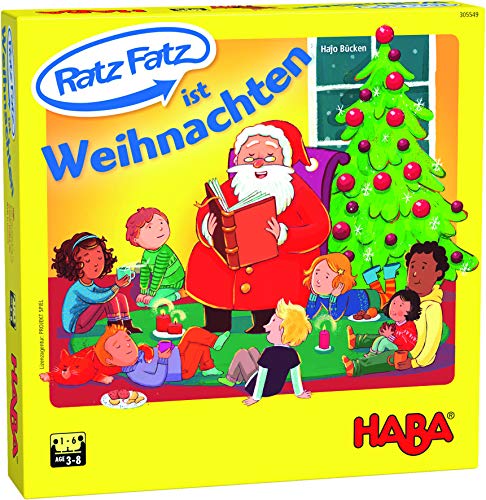 HABA 305549 - Ratz Fatz ist Weihnachten, Lernspiele für Kinder ab 3 Jahren zur Förderung von Sprachentwicklung, Konzentraiton und Reaktionsvermögen, Spiel ab 3 Jahren HABA 305549 - Ratz Fatz ist Weihnachten, Lernspiele für Kinder ab 3 Jahren zur Förderung von Sprachentwicklung, Konzentraiton und Reaktionsvermögen, Spiel ab 3 Jahren von HABA