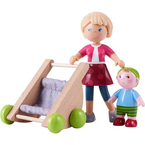 HABA 305594 - Little Friends – Mama Melanie und Baby Kilian, Spielfigur ab 3 Jahren, bunt von HABA