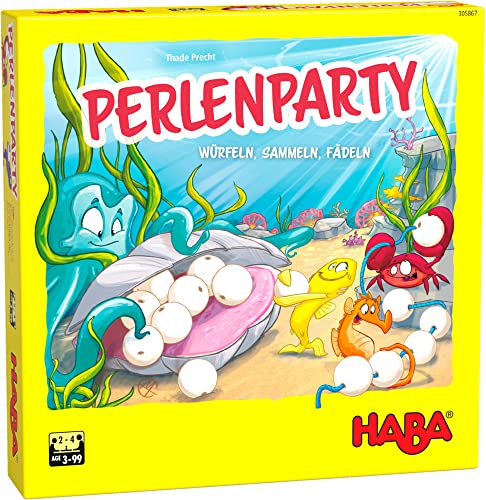 HABA 305867 - Perlenparty, Spiel ab 3 Jahren, bunt von HABA