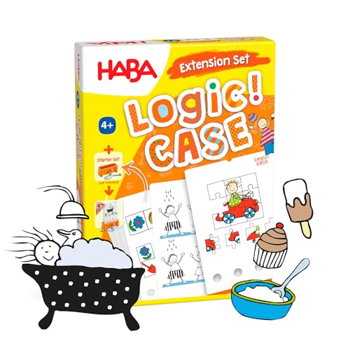 HABA 306123 - LogiCase Extension Set – Kinderalltag, Mitbringspiel ab 4 Jahren, Bunt von HABA