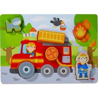 HABA 306291 Holzpuzzle Feuerwehrauto von HABA