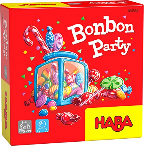 HABA 306587 - Bonbon-Party, Mitbringspiel ab 5 Jahren, Made in Germany, Bunt von HABA