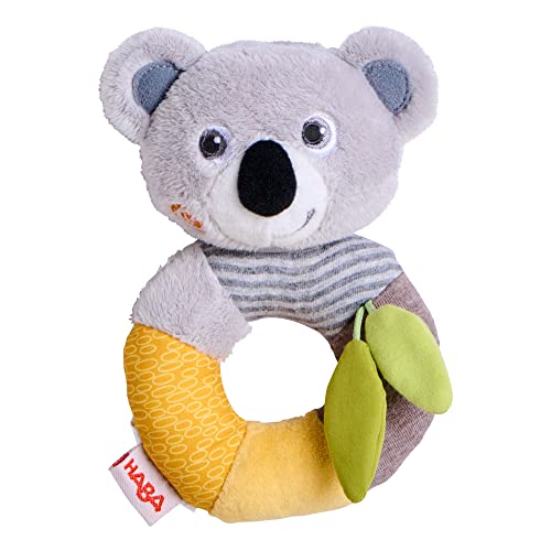 HABA 306654 - Greifling Kuschel Koala, Greifling ab 6 Monaten, Grau von HABA