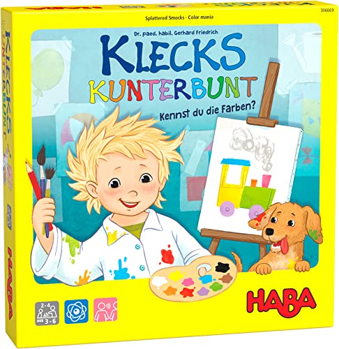 HABA 306669 - Klecks Kunterbunt, Legespiel ab 3 Jahren von HABA