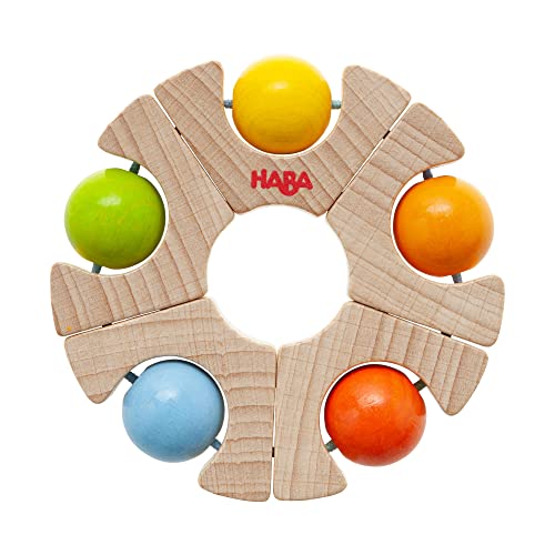 HABA 306692 - Greifling Kugelrad, Greifling ab 6 Monaten, made in Germany, Bunt von HABA