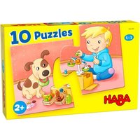 HABA 306799 10 Puzzles – Mein Spielzeug von HABA