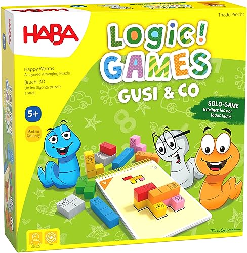 HABA 306820 - Logic! Games - Gusi & Co, Kinder Logik-Solitärspiel, Selbstkorrektur, Plus 4 Jahre HABA 306820 - Logic! Games - Gusi & Co, Kinder Logik-Solitärspiel, Selbstkorrektur, Plus 4 Jahre von HABA