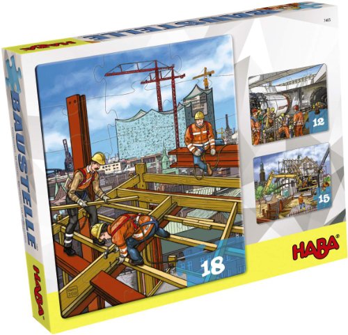 HABA 7465 Puzzles Baustelle von HABA