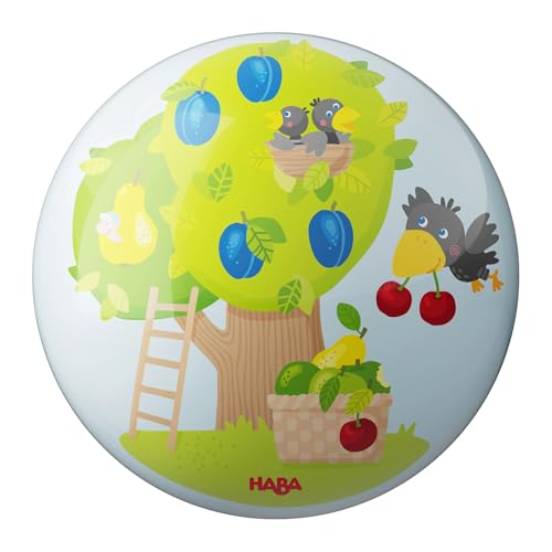 HABA Ball Obstgarten – Kinderball ab 2 Jahren mit bunten Früchten – 14 cm Spielball mit Ventil für drinnen & draußen – Weicher Ball für Kleinkinder – 2012752001 HABA Ball Obstgarten – Kinderball ab 2 Jahren mit bunten Früchten – 14 cm Spielball mit Ventil für drinnen & draußen – Weicher Ball für Kleinkinder – 2012752001 von HABA