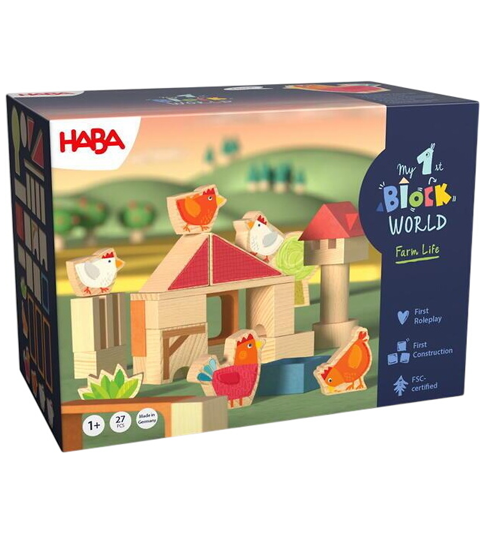 HABA Bauklötze - My First Blockwelt - Farm Life - Huhn C - HABA - One Size - Klötze HABA Bauklötze - My First Blockwelt - Farm Life - Huhn C - HABA - One Size - Klötze von HABA