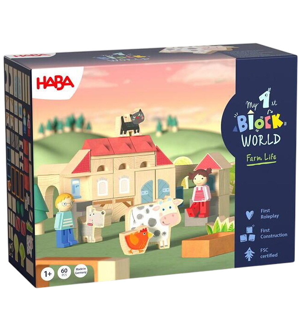 HABA Bauklötze - My First Blockwelt - Farm Life - Unsere geschäf - HABA - One Size - Klötze HABA Bauklötze - My First Blockwelt - Farm Life - Unsere geschäf - HABA - One Size - Klötze von HABA