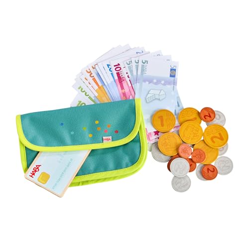 HABA Creative Play Spielgeld-Set – Geldbeutel für Kinder mit Holzmünzen, Geldscheinen & Spielgeld – Fördert Zahlverständnis & Rollenspiel – ab 3 Jahren – 2011830001 HABA Creative Play Spielgeld-Set – Geldbeutel für Kinder mit Holzmünzen, Geldscheinen & Spielgeld – Fördert Zahlverständnis & Rollenspiel – ab 3 Jahren – 2011830001 von HABA