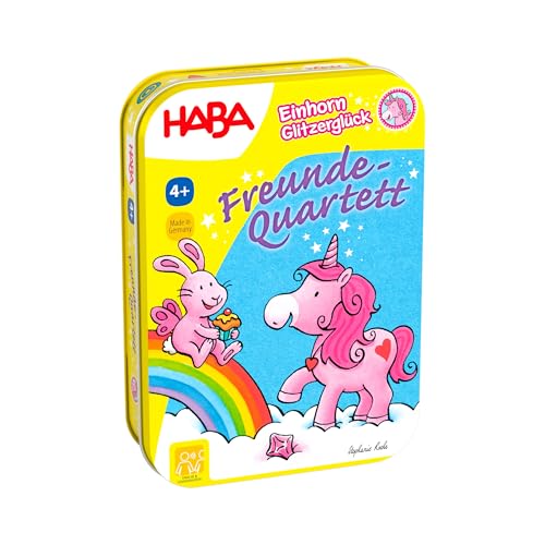 HABA Einhorn Glitzerglück Freunde Quartett 0 - STK von HABA