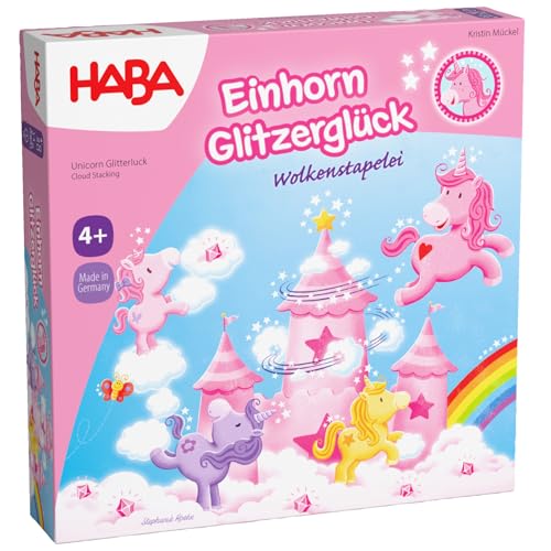 HABA Einhorn Glitzerglück – Wolkenstapelei von HABA