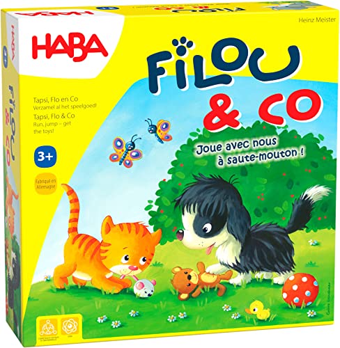 HABA Filou & Co Gesellschaft für Kinder, Würfel- und Sammelspiel, 3 Jahre, 307026, 307026, bunt von HABA