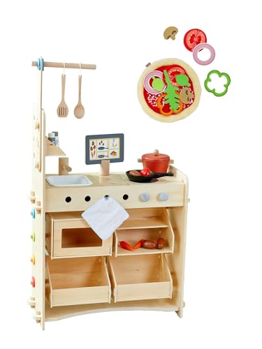 HABA Kinder Kaufladen Creative Play Studio 3 in 1 Set Pizza - Größe one Size HABA Kinder Kaufladen Creative Play Studio 3 in 1 Set Pizza - Größe one Size von HABA