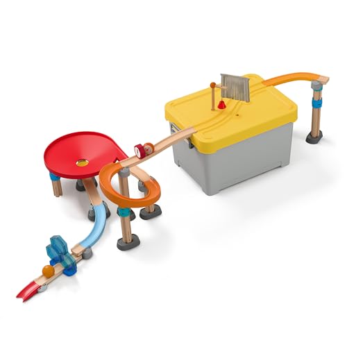 HABA Kullerbü Kugelbahn Baukasten – Kugelbahn ab 2 Jahren mit 56 Teilen – Kreatives Bauset für Flexible Bahngestaltung – Fördert Motorik & Kreativität – 2011789001 HABA Kullerbü Kugelbahn Baukasten – Kugelbahn ab 2 Jahren mit 56 Teilen – Kreatives Bauset für Flexible Bahngestaltung – Fördert Motorik & Kreativität – 2011789001 von HABA