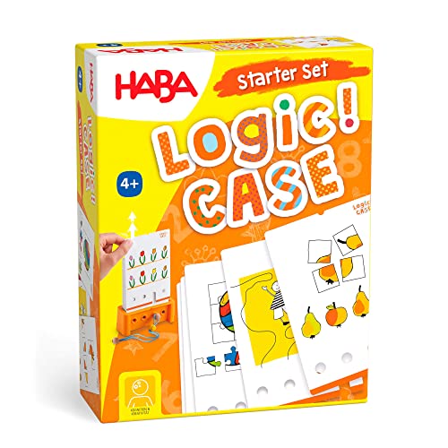 HABA Logic! CASE Starter Set 4+, Logikspiel für Kinder ab 4 Jahren, Reisespiel, 306118, Medium von HABA