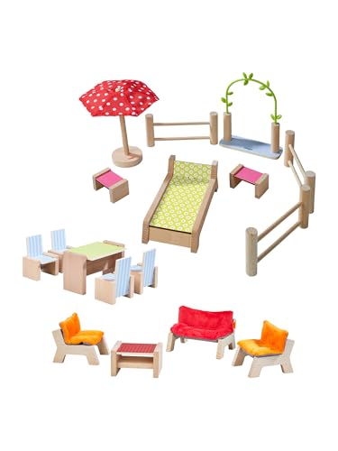 HABA Minipuppe Little Friends Spielsets - Puppenhaus Möbel von HABA