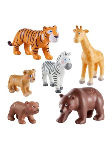 HABA Minipuppe Little Friends Spielsets - Zoo Tiere von HABA