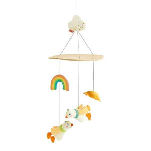 HABA Mobile Gans – Baby-Mobile aus Holz & Stoff, Baby Spielzeug zum Entdecken und Schauen, für Kleinkinder ab 0 Jahren, Geschenk zur Geburt, für Kinderbett – 2012324001 HABA Mobile Gans – Baby-Mobile aus Holz & Stoff, Baby Spielzeug zum Entdecken und Schauen, für Kleinkinder ab 0 Jahren, Geschenk zur Geburt, für Kinderbett – 2012324001 von HABA