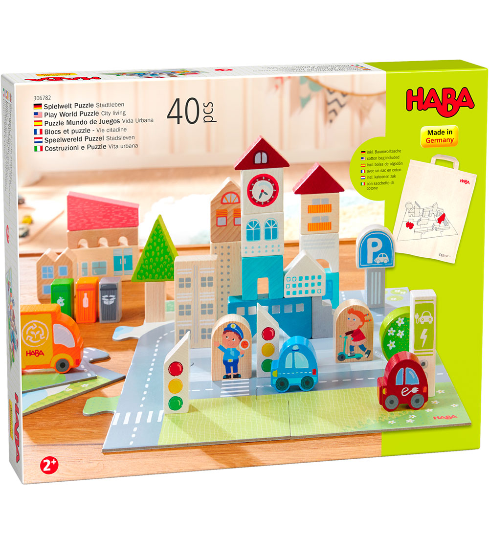HABA Play Welt Puzzlespiel - 40 Teile - HABA - One Size - Puzzlespiele HABA Play Welt Puzzlespiel - 40 Teile - HABA - One Size - Puzzlespiele von HABA