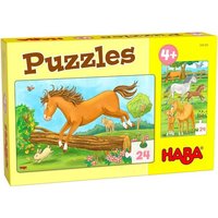 HABA - Puzzles Pferde, 24 Teile von HABA