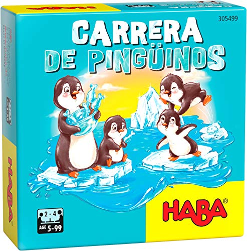 HABA Rennen der Pinguin-ESP Brettspiel (Habermass H305499) von HABA