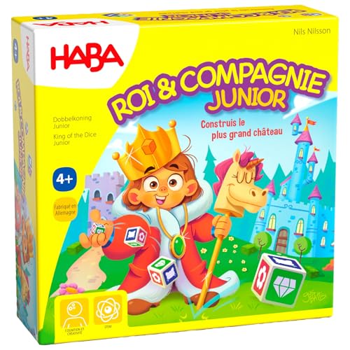 HABA Rey & Compagnie Junior Würfelspiel für Kinder ab 4 Jahren, Brettspiel für 2-4 Spieler, einfache Regeln, großer Spielspaß - Made in Germany - 1307126003 HABA Rey & Compagnie Junior Würfelspiel für Kinder ab 4 Jahren, Brettspiel für 2-4 Spieler, einfache Regeln, großer Spielspaß - Made in Germany - 1307126003 von HABA