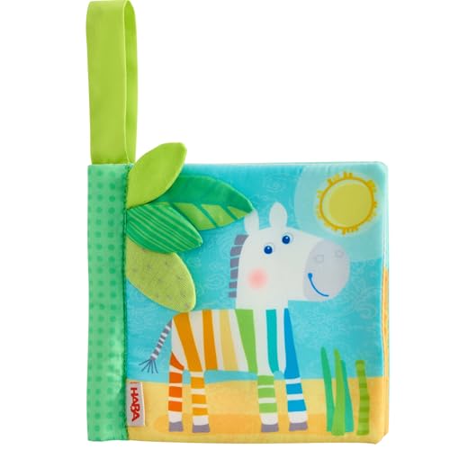 HABA Stoffbuch Zebra – Weiches Babybuch mit Knisterfolie & integriertem Quietscher – Entdeckerbuch für erste Sinneserlebnisse – Ab Geburt – 2012338001 HABA Stoffbuch Zebra – Weiches Babybuch mit Knisterfolie & integriertem Quietscher – Entdeckerbuch für erste Sinneserlebnisse – Ab Geburt – 2012338001 von HABA