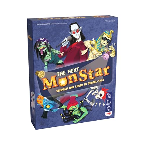 HABA The Next MonStar – Strategisches Sammel- & Legespiel mit Grusel-Soundtrack – Ab 8 Jahren – Ideal für Familien und Freunde – 2011823001 von HABA