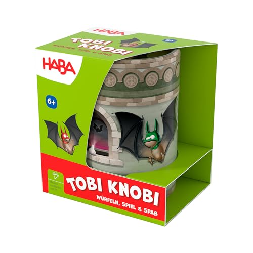 HABA Tobi Knobi - Mau Mau-Würfelbecherspiel ab 6 Jahren - Einfache Regeln für schnellen Spielspaß - Perfekt für unterwegs & Zuhause - 2010890001 von HABA