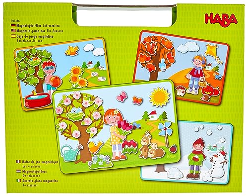 HABA 303386 Magnetspiel-Box Jahreszeiten von HABA